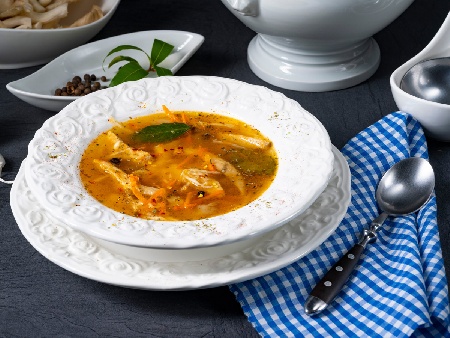 Пилешка супа с печурки и картофи - снимка на рецептата Пилешка супа с печурки и картофи - снимка на рецептата
